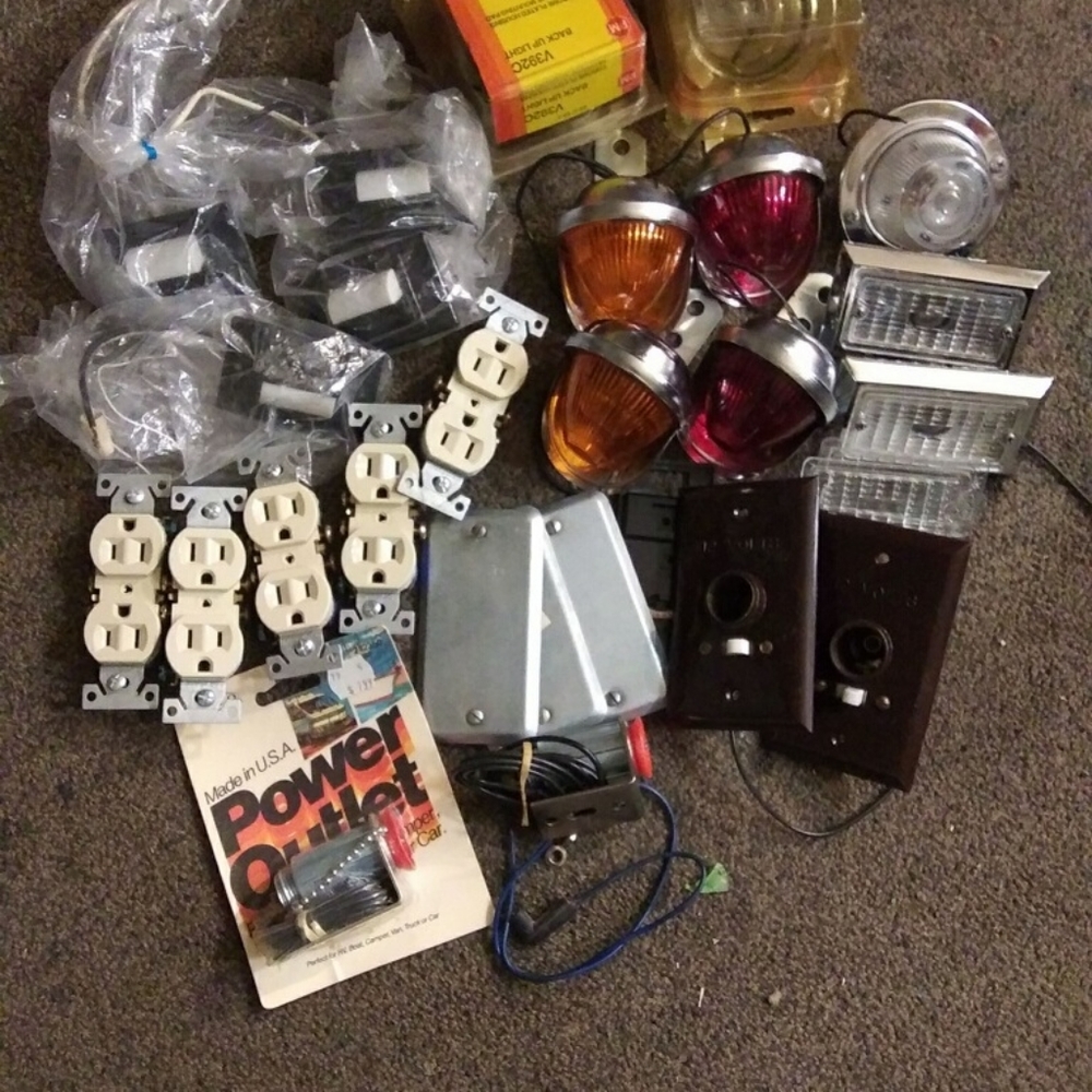 Miscellaneous light switches and plug-ins and ligh